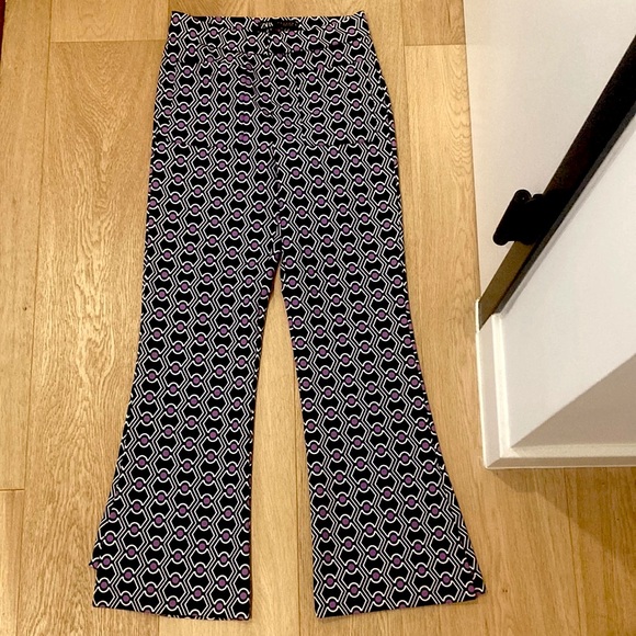 Zara Geometric Print Pants XS - Picture 2 of 4